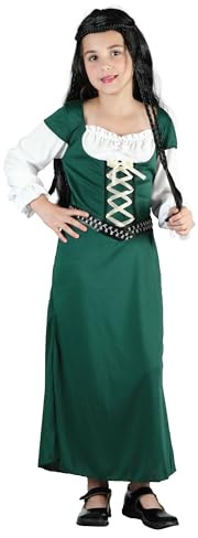 Rubies CF259S Green Maid Marion Kinderkostüm, Mädchen, Größe S