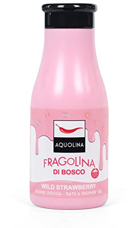Aquolina Bagno Doccia FRAGOLINA DI BOSCO. Bagnoschiuma leggero e di veloce assorbimento - 250 ml