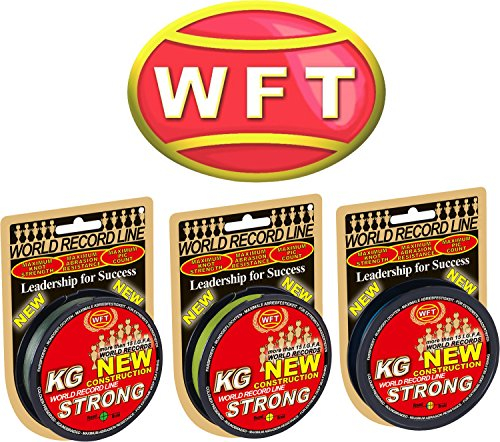 WFT KG Strong Schnur 300m 0,18mm 22kg, Farbe:Multicolor