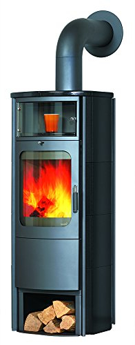 HARK Kaminofen/Dauerbrandofen, Opera-B Grande, 7 KW, Titan/meteor-schwarz