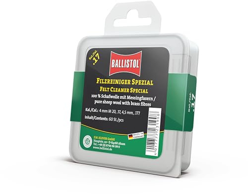 BALLISTOL 23190 Filzreiniger Spezial - Laufreiniger für Gewehre Kal 17-60 Stück