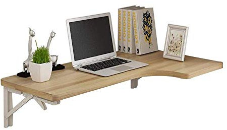 CHEWYNP Klapptisch Ecktyp Wandklapptisch Computertisch Wandklapptisch Massivholz Schreibtisch 5 Größen