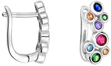 SOFIA MILANI - Damen Ohrringe 925 Silber - Zirkonia Ohrstecker