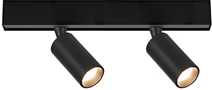 SCON LED Dimmbar/Nicht Dimmbar 24-V-LED-Lampenkopf mit Doppelstrahler für Einbau-/Decken-/Pendel-Magnetschienenbeleuchtungssystem, Decken-Downlight, Wandleuchte (3000K/4000K/5000K/24 Lichtwinkel)