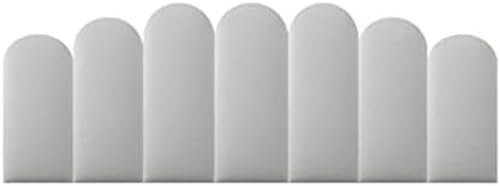 Peel And Stick Upholstered, 3D Wall Panel, Upholstered Headboard, Reusable And Removeable Padded Wall Panels,Grigio,0.55x1.8m