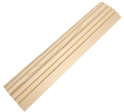 Tofficu 6pcs Mud Guide Sticks Professional Wood Strips Daily Use Pottery Tools Rolling Clay Craft Making Supplies Clay Modelling Tools