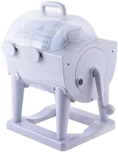 Tragbare Handkurbel-Waschmaschine mit Trockner, nicht elektrisch, umweltfreundlich, manuelle Mini-Aufsatzwaschmaschine für Apartment, Hotel, Wohnheim, Camping, Schlafsäle
