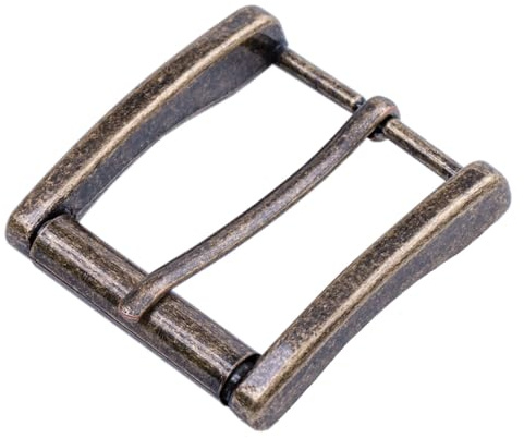 DJCAIZYY 1.5 (38mm-40mm) Belt Buckle Roller Heavy Duty Single Prong Belt Buckle Bronze