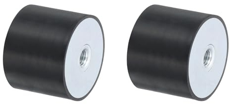 QUARKZMAN 2 Stück 50 x 40mm M10 Gummidämpfer, Multi-Typ-Gummipuffer,Schwingungsdämpfer für Motorraum und Luftkompressoren