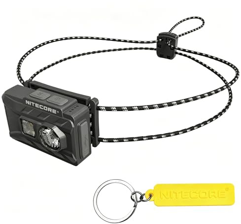 Nitecore NU20 Lampada frontale da esterno classica 360 lumen ultra leggera ricaricabile USB-C