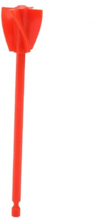 MagiDeal Paint Mixer Drill Attachment, Drill Paddle, Heavy Duty Reusable Mixing Multipurpose Wear Resistant Paint Stirrers Resin Mixer, Red