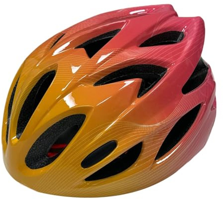 predolo Casque de Vélo pour Enfants, Casque de Sport 52 Cm-58 Cm, Casque de Vélo de Route, Casque de Vélo pour l'escalade, Le Roller, L'extérieur, Orange