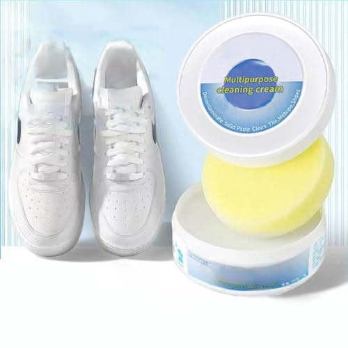 Schuhe Reinigungscreme, 2025 Neu Multifunktionale Sneaker Intensiv-Reiniger Fleckentfernungscreme,Profi-Reinigung für Sneaker und Schuhe,Multifunktionale Schuhe Reinigungs für alle Oberflächen (3)