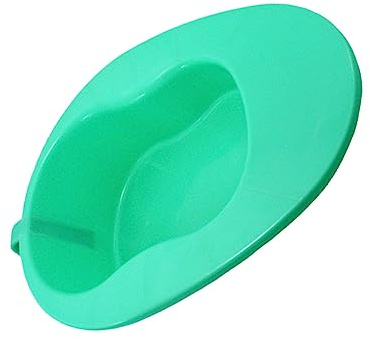 PACKOVE Bassin De Lit à Poignée Pour Femmes Enceintes Urinoir Horizontal Avec Poignée Bassin De Lit Pratique Pour Personnes Âgées