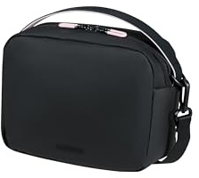 American Tourister Puffypop - Väska, 20 cm - Med AirPods-fack, Avtagbar axelrem - Svart