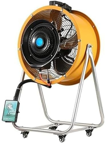 YXZQLOZ 220v industrial fan high wind power factory workshop electric fan post warehouse floor fan high power five-leaf fan (50cm/20in)