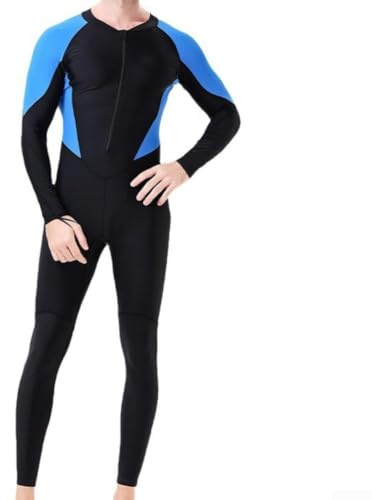 Traje de neopreno para hombre de 1 5 mm con cremallera frontal y capucha para buceo, esnórquel, natación, surf, resistente y cómodo para deportes acuáticos (XL)