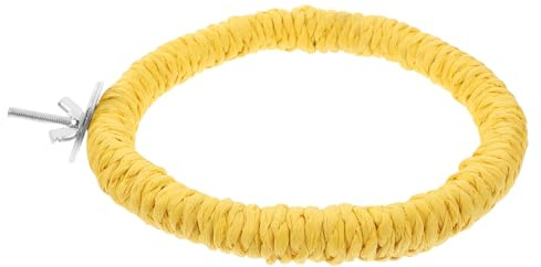 MOTHNUR Columpio para Loros Cuerda de Papel, Percha Resistente para Jaulas, Juguete Interactivo para Aves Que Promueve Ejercicio y Desgaste Natural, Accesorio para Jaulas de Pájaros