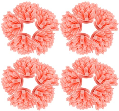 Homoyoyo 100pcs 5cm Small Flower Essential Oil Diffusers with Pe Foam Chrysanthemum Design, Passive Reed Diffuser Accessories in Blush Pink for Home and Office Fragrance