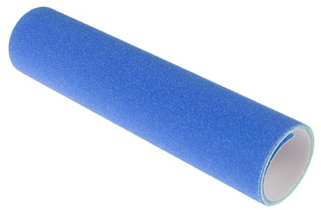 lopituwe Griptape för sparkcykel, slitstark, rivtålig, skateboardgriptape, vattentät, greppkontroll, longboardgriptape, starkt självhäftande, rivtålig, Blå, 84x23 cm