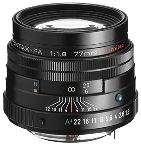 Pentax Objectif 77mm f/1,8 pour Appareil Photo Num érique Noir