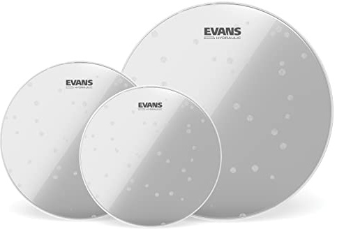 Evans Hydraulic Glass Fusion Tompack Schlagfelle 10, 12, 14 | Evans Tompacks bieten ausgewogenen Klang, gleichmäßige Ansprache, langlebige Performance und zuverlässigen Sound.