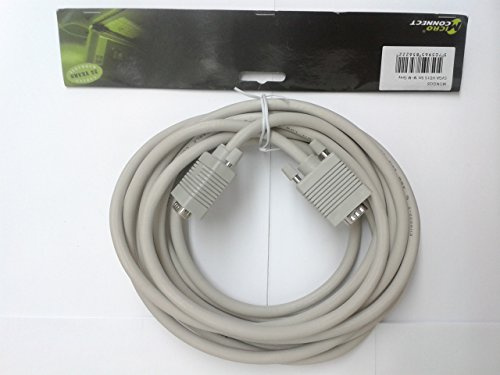 Microconnect SVGA HD15 5m VGA (D-Sub) Grigio