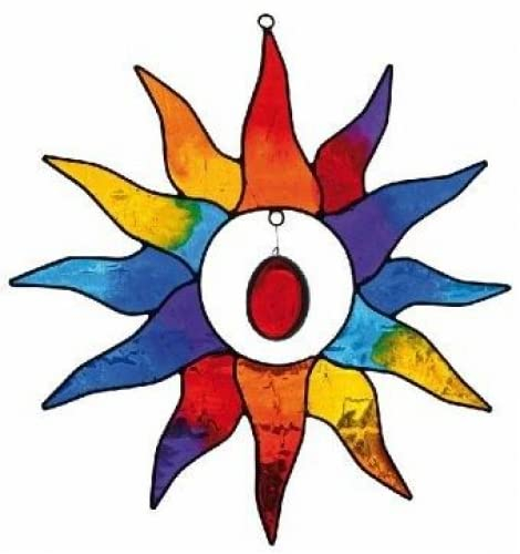 Saraswati.de Suncatcher Sonne bunt 25 cm