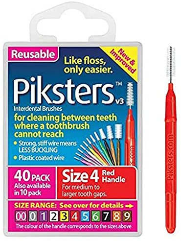 Piksters Pikster Interdentalbürste, Größe 4, 40 Stück