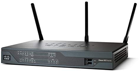 Cisco 888W SHDSL WiFi Ethernet Negro, Azul - Router (10,100 Mbit/s, 10/100Base-T(X), ADSL (RJ-11), SHDSL, IEEE 802.11b, IEEE 802.11g, IEEE 802.11n, iOS) (Reacondicionado)