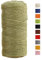 JeogYong Juteschnur 2 mm x 100 m, naturfarben, 3-lagig, Gartenschnur, Küchenkordel, dickes Juteseil für Dekoration, Floristik, Basteln, Basteln, Bündeln, Verpacken von Geschenken (Armeegrün)