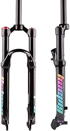Federgabel 26 27 5 29 Zoll Lightweight Shoulder Control MTB-Gabel aus Magnesiumlegierung Federgabel Mountainbike Radstrecke: 100mm A,27.5