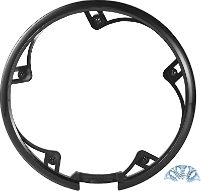 X AUTOHAUX Kettenschutz 48 Zähne Kettenschutzring 5 Löcher Kettenschutzscheibe Fahrrad Kurbelgarnitur Kettenradabdeckung Schutz Kettenrad Schutzhülle