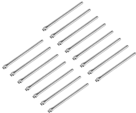 sourcing map 15Stk 20mm Uhrband Link Sicherungsstift 1mm Armbänder für Reparatur Silberton | 1mm, Für Reparatur