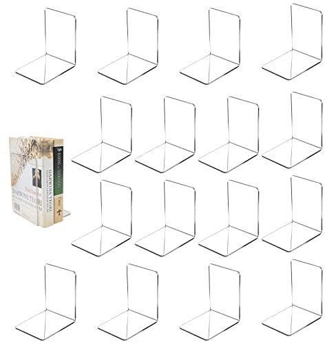 Serre Livres en Acrylique Transparent- Presentoir Livre, Porte-Livre pour Livre de Dépliants, Support Tablette pour Affiche Menu Prospectus Livre