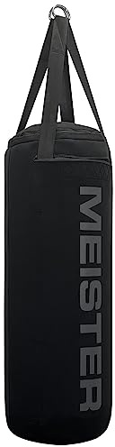 Meister Typhoon Water-Filled Heavy Bag w/Air Core & Neoprene Cover for Boxing & MMA - 44 / 100-140lb - Black