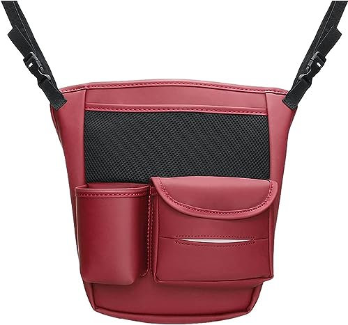 abrupt Auto Organizer zwischen Vordersitzen für Mini Countryman One/John Cooper Works F54 F55 F56 F57 F60, Universal Auto Aufbewahrungstasche, Aufbewahrungstasche für Autositze Autositz Organizer