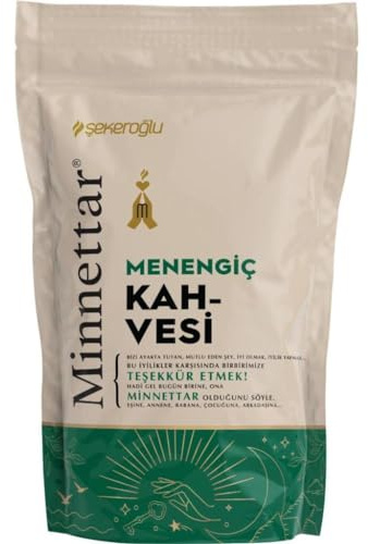 Şekeroğlu Minnettar Menengic Coffee – Naturally Caffeine-Free Wild Pistachio Drink with Creamy Texture and Nutty Aroma | For Cezve & Coffee Machines | 165g / 5.82oz