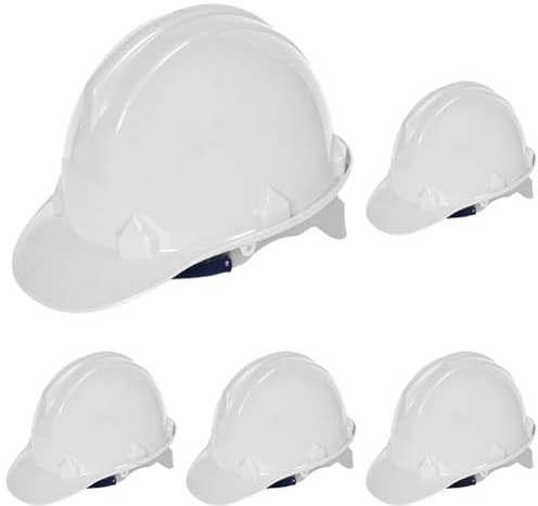 Avit Schutzhelm, AV13060, Weiß (Packung mit 5)