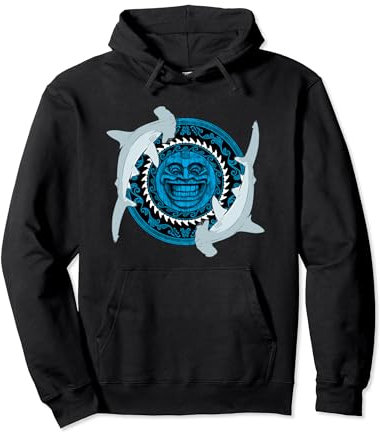 Hammerhai Tiki Totem Pullover Hoodie