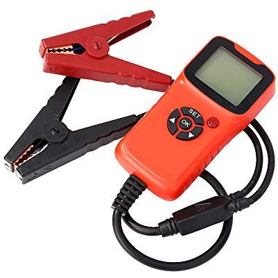 SIBOMTEX Car Battery Charger Tester 12V 2000CCA Battery Voltage Test Charge Circuit Charge Tester Automatic Diagnosis