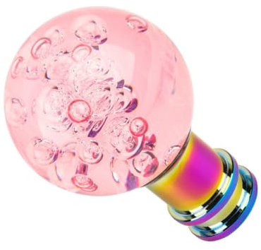 Mobestech 1stk Kugeliger Getriebekopf Schaltknauf Gold Zieht Ball Goldene Schrankknöpfe Tür Deckel Griffe Schneebesen Autoorganisator Schalthebel Gangschalter Knopf Rosa Rostfreier Stahl