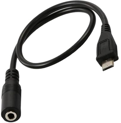 Asukohu Câble adaptateur USB 5 broches 3,5 mm femelle pour microphones à clip, microphones, adaptateur USB