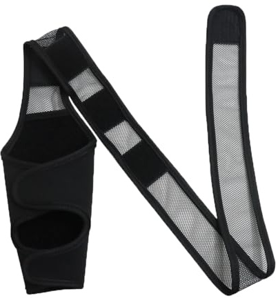 SHUOHONG Leckschutz Hund Hinterbein, Elbow Support for Dogs Hundebeinschutz Verstellbar, Schwarz Leckschutz Hinterbein Hund für Ellbogenschutz Stütze, für Outdoor, Winter, Postoperative Pflege, XL