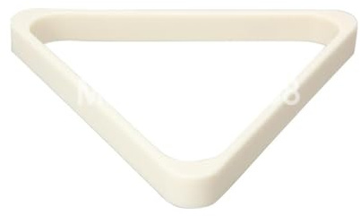 LOCKLGFMCZ Förtjockad plast triangel pool biljard snookerbollställ - standardstorlek snookertillbehör Pool Accessories