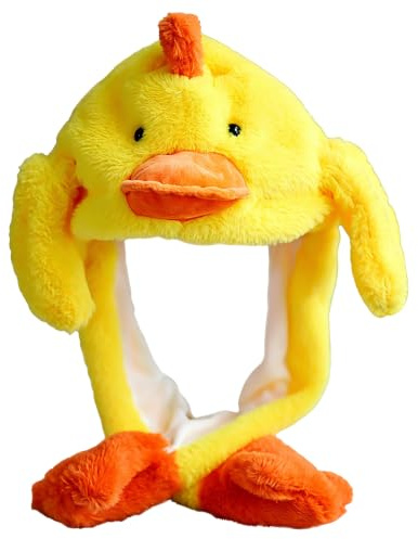 Huhaokejis Sombrero de Dinosaurio con Orejas Móviles Que Se Mueven Gorra Animal Sombreros divertidos con orejas flexibles Cosplay Regalo de Fiesta de Cumpleaños