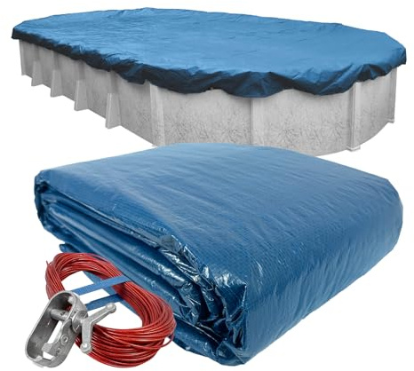Robelle 351527-4 Poolabdeckung für Winter-Super, 4,6 x 8,2 m oberirdische Pools