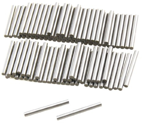 sourcing map Zylinderstifte/Dübelstifte, Edelstahl, 1,75 mm x 15,8 mm, 100 Stück de