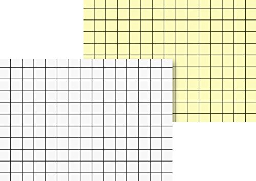 Karteikarten kariert (A8-5,2 x 7,4 cm/Gelb) 1000 Stück