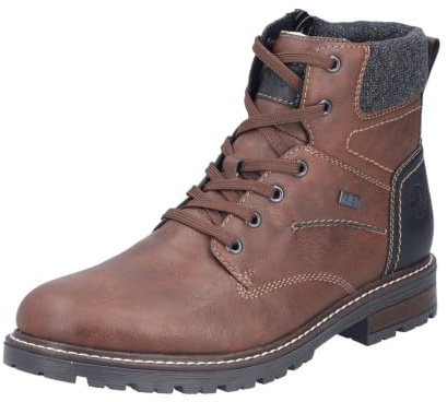 Rieker Herbst/winter, Bottes & Bottines classiques homme, Marron (Toffee/Schwarz/Granit 25), 40 EU